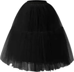 Cute Tutu Skirt for Women Elastic Dance Skirts Tulle Ballet Tutu Fashion Costume Bottoms for Festival Cosplay