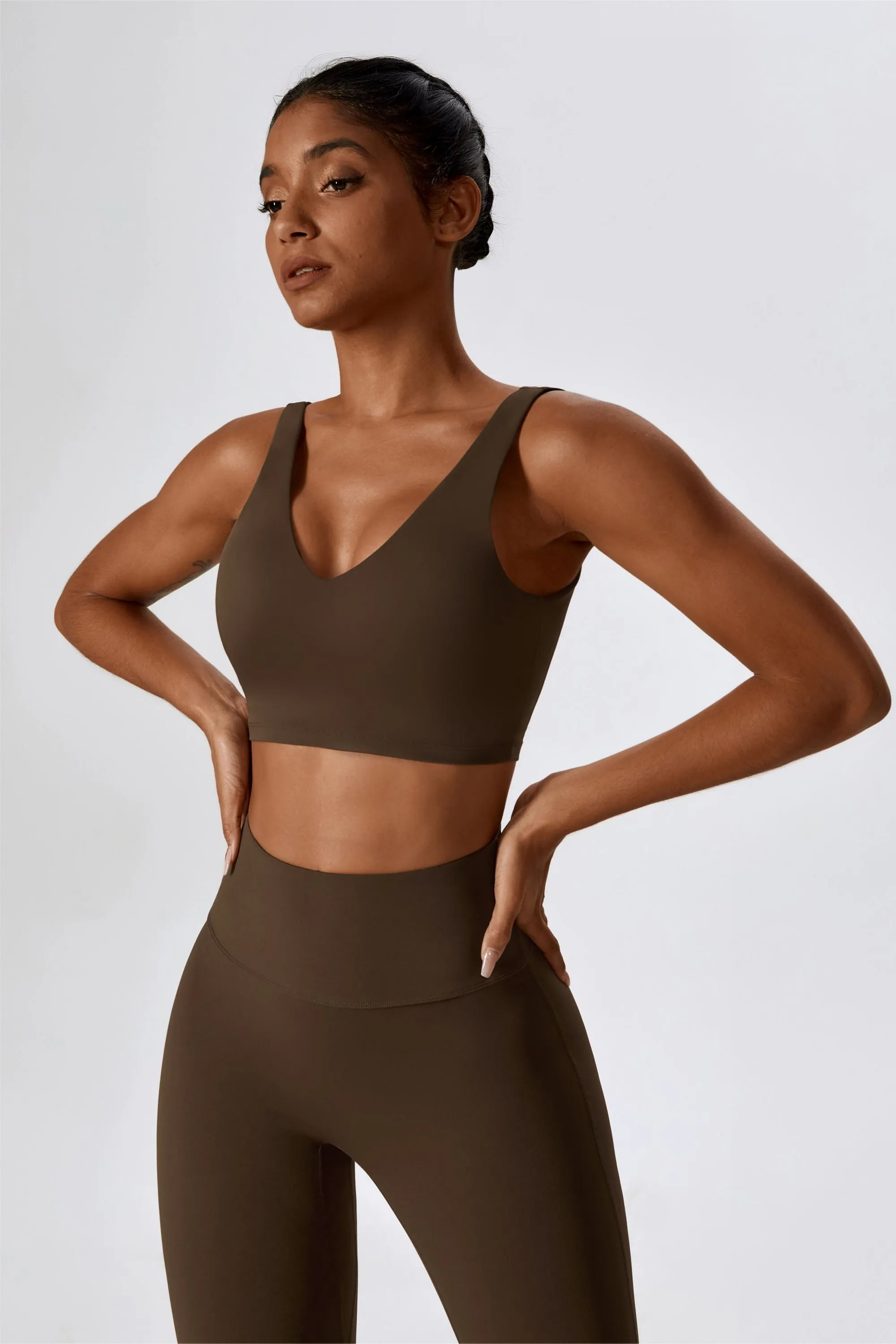 Deep Plunge Backless Tank Top