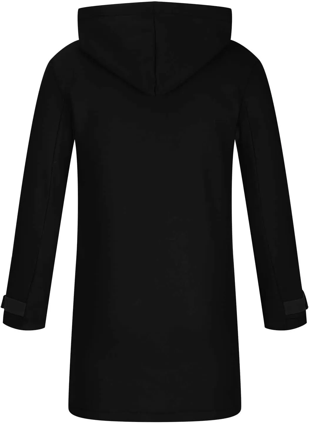 Dgoopd Men's Wool Blend Trench Coat Double Breasted Peacoat Notch Lapel Jacket Big and Tall Winter Coats Plus Size Overcoat
