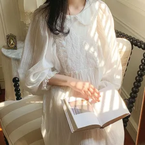 Elena's Cotton Vintage Nightdress