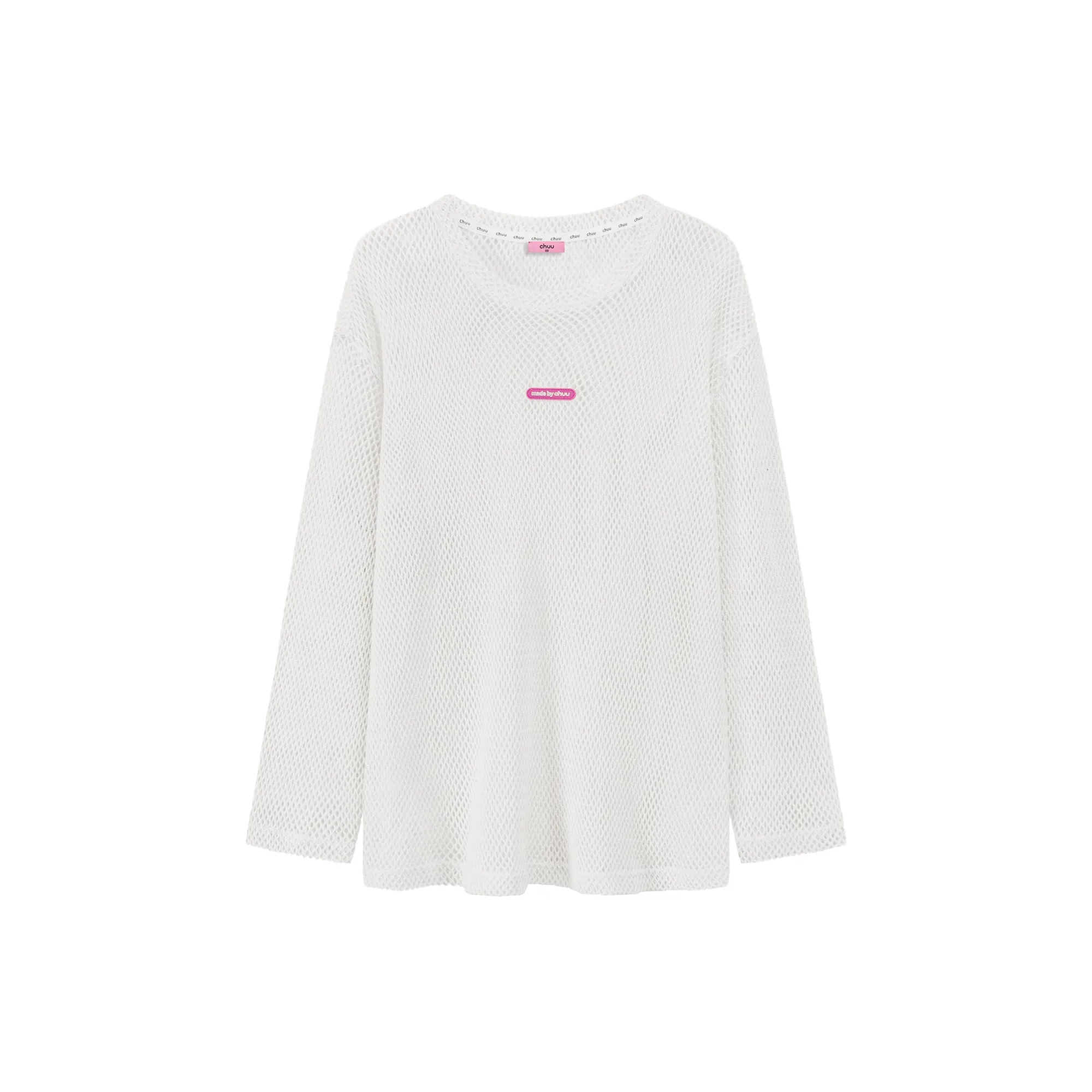Fishnet Long-Sleeved Top