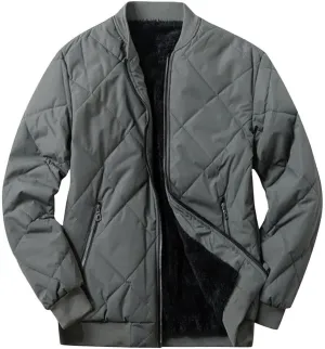 FMCHICO Men's Jacket  Lightweight Puffer Coat  Warm Padded Winter Jacket for Men