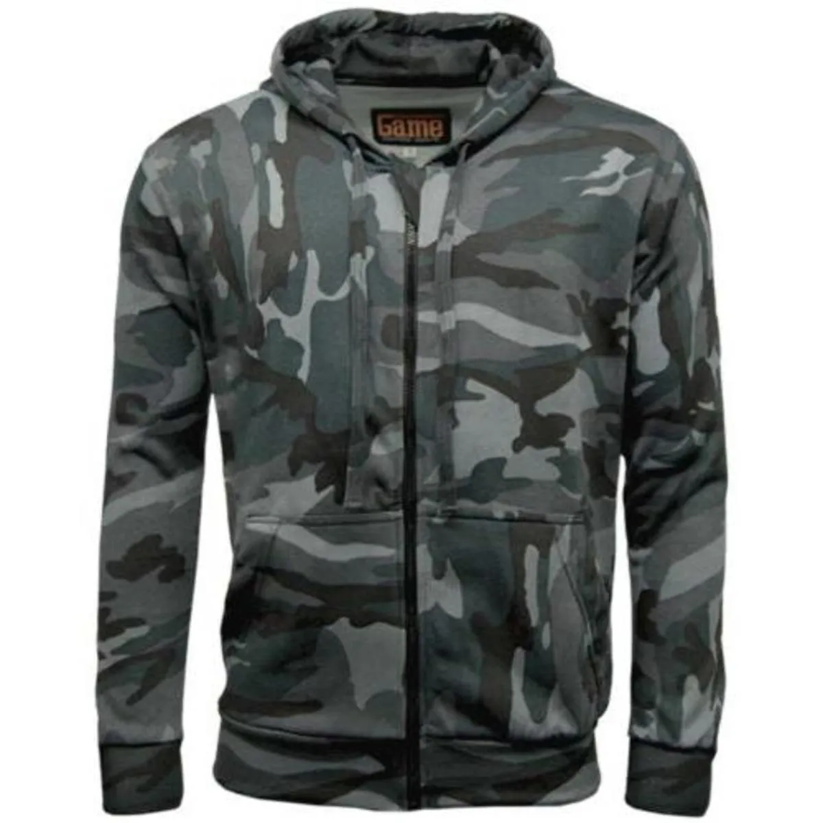 Game Camouflage Zip Hoodie Midnight