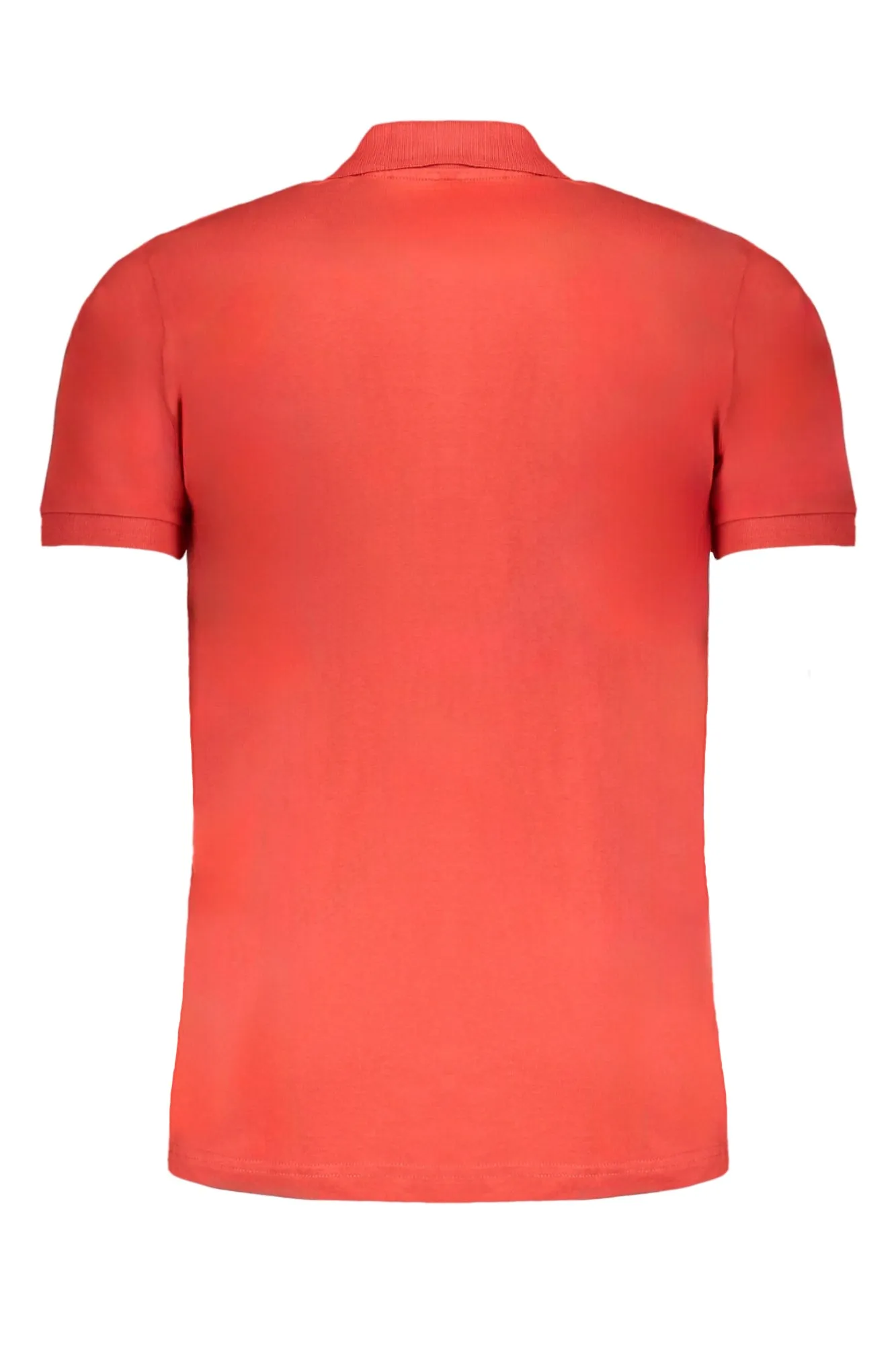 GIAN MARCO VENTURI MEN'S RED SHORT SLEEVED POLO SHIRT