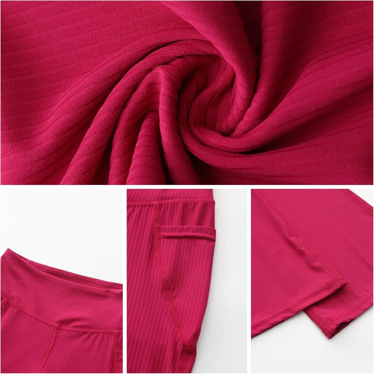 Girl's Flare Leggings with Pockets Kids Stretch Bell Bottoms Flare Pants Dance Bell Bottoms Leggings Size 5-12Y