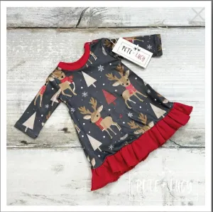Holiday Loungewear Baby Doll Dress