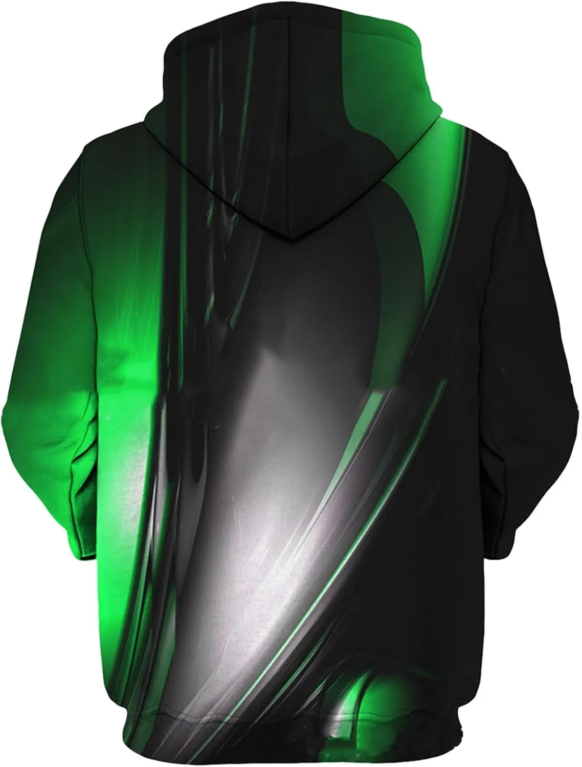 Hoodies For Men Graphic Oversized Lightweight Print Plush Warm Fleece Casual Pocket Winter Coat Fleece