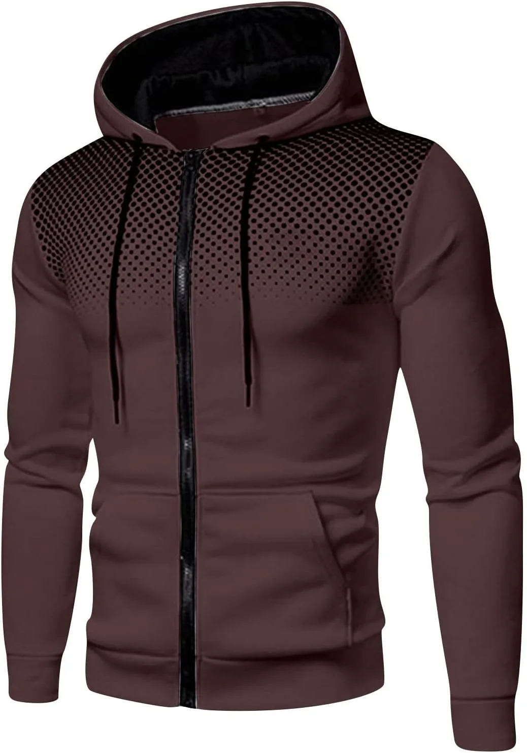 Hoodies for Men Zip Up, hoodies for men graphic, Mens Hoodies Zip Up Lightweight Long Sleeve Sports Hooded Sweatshirt Jackets with Zip Pocket A01