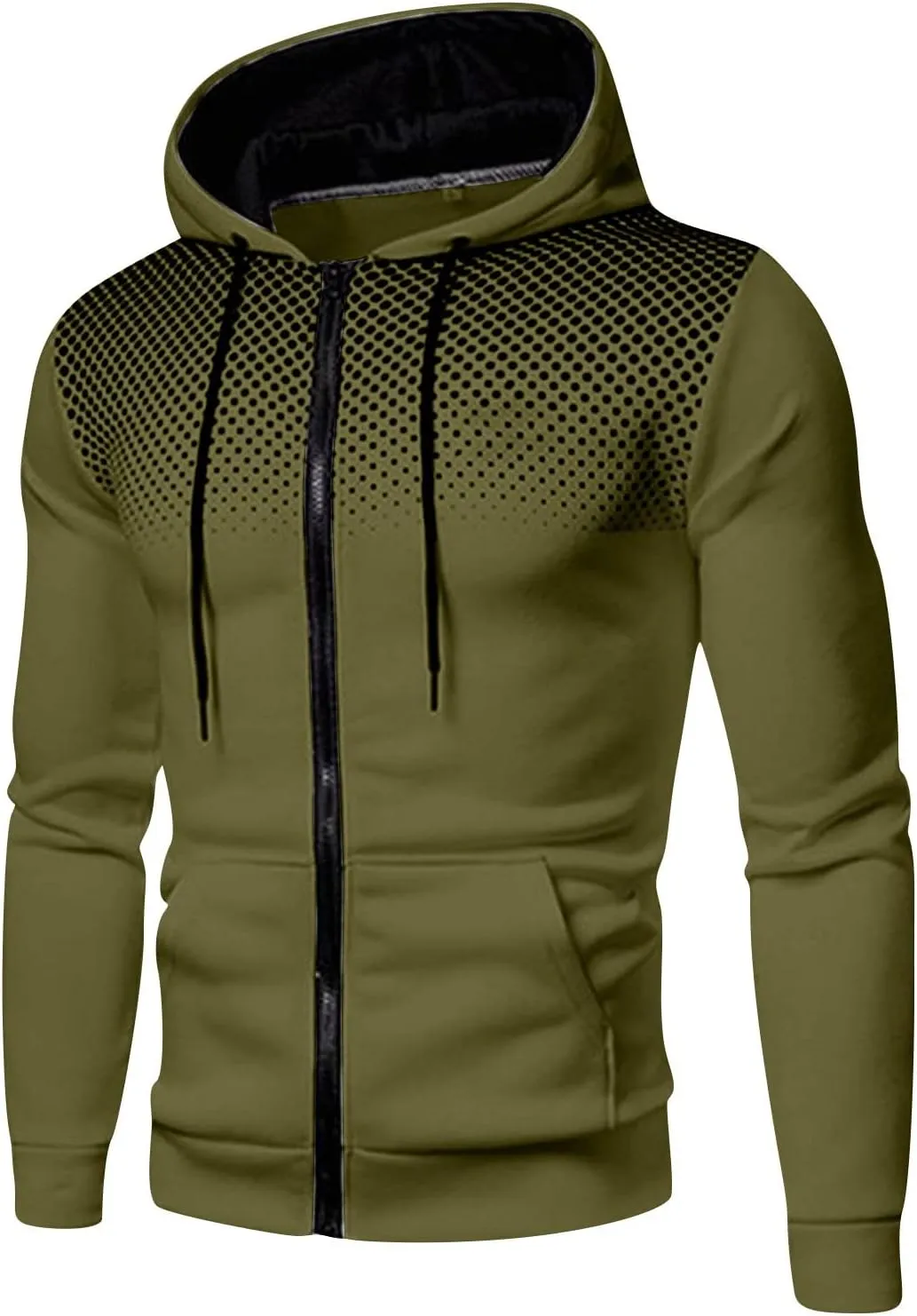 Hoodies for Men Zip Up, hoodies for men graphic, Mens Hoodies Zip Up Lightweight Long Sleeve Sports Hooded Sweatshirt Jackets with Zip Pocket A01