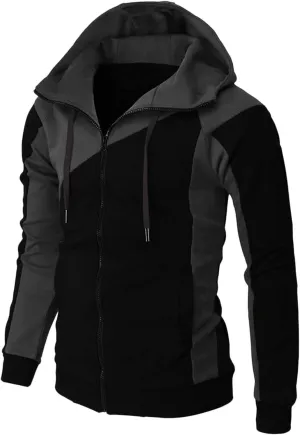 Hoodies for Men Zip Up, hoodies for men graphic, Mens Hoodies Zip Up Lightweight Long Sleeve Sports Hooded Sweatshirt Jackets with Zip Pocket A01