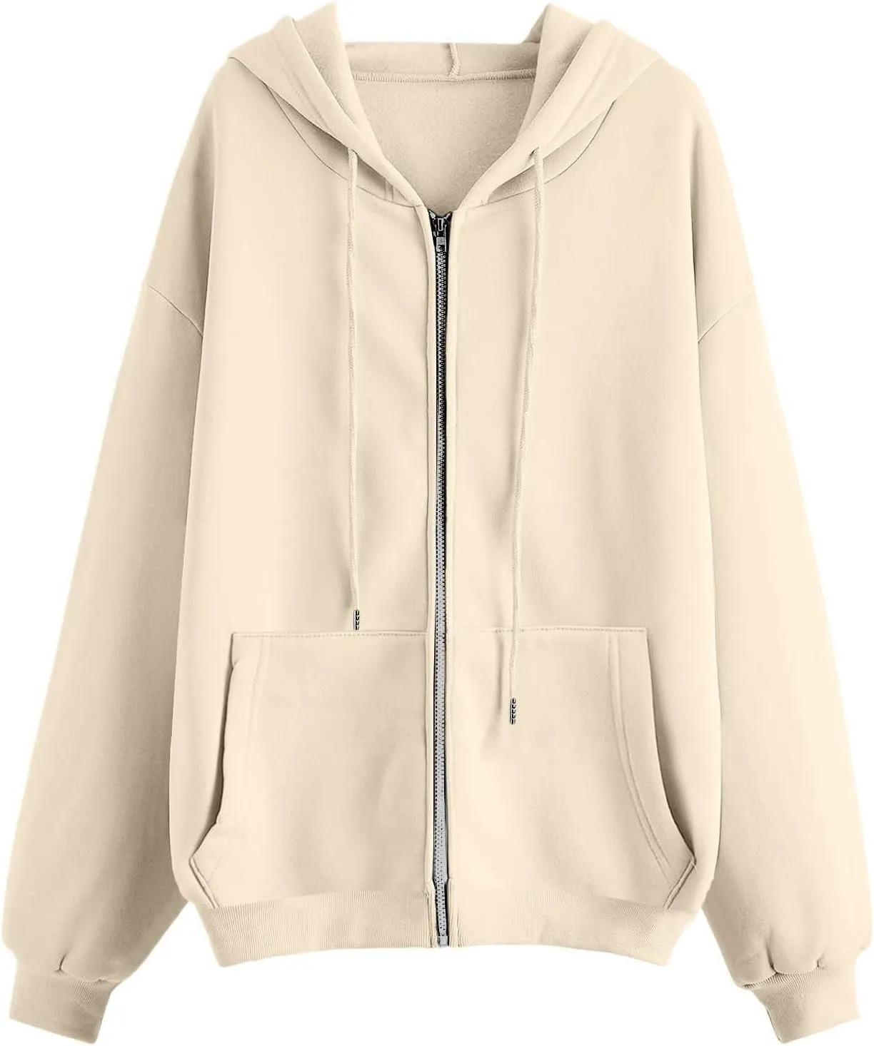 Hoodies for Women Women's Zip Up Y2K Hoodies Casual Long Sleeve Track Jackets With Pockets Drawstring Zip Up Cute