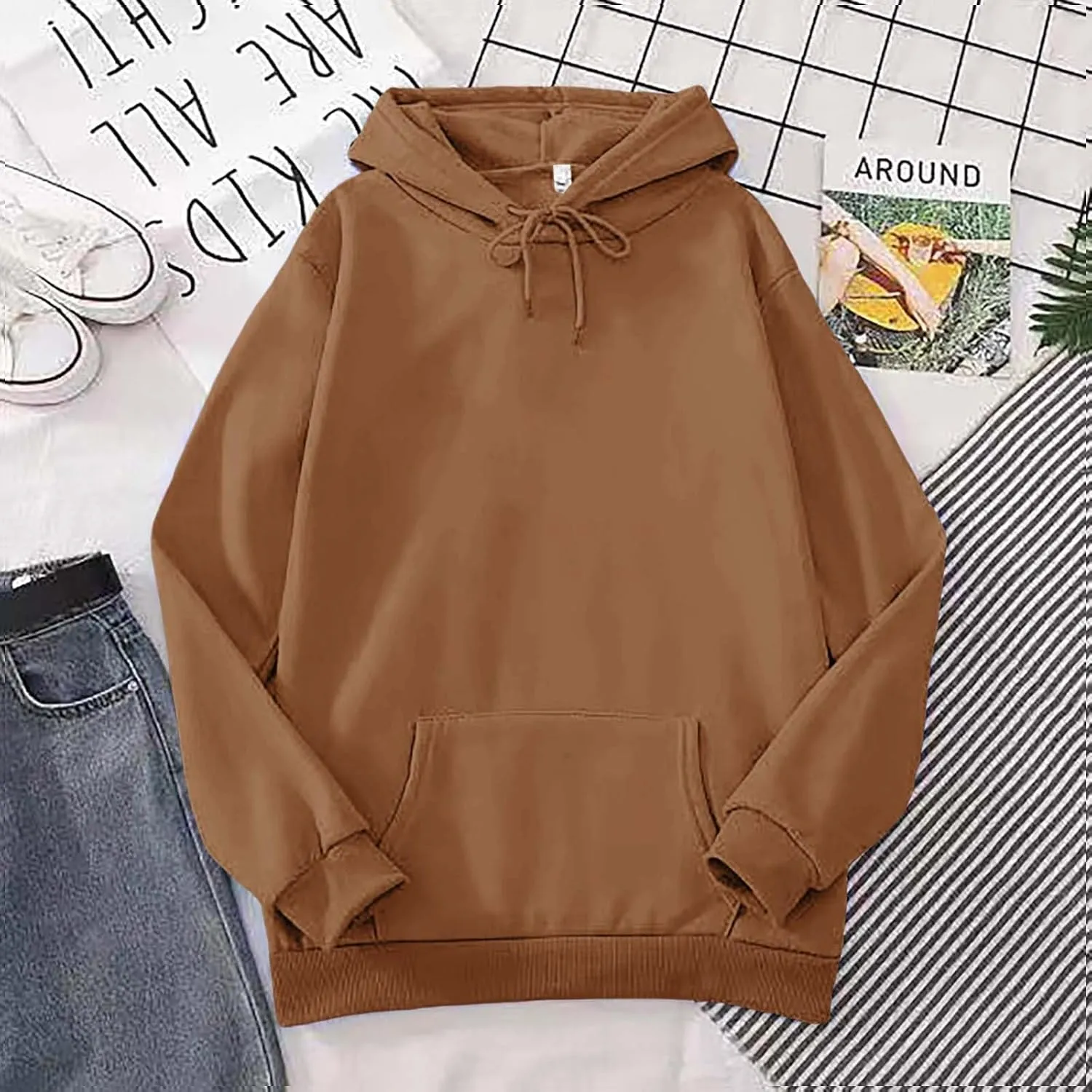 Jogger Sets for Women 2 Piece Lounge Sets Fall Sweatshirt Sets Outfits Matching Sweatsuits Two Pi