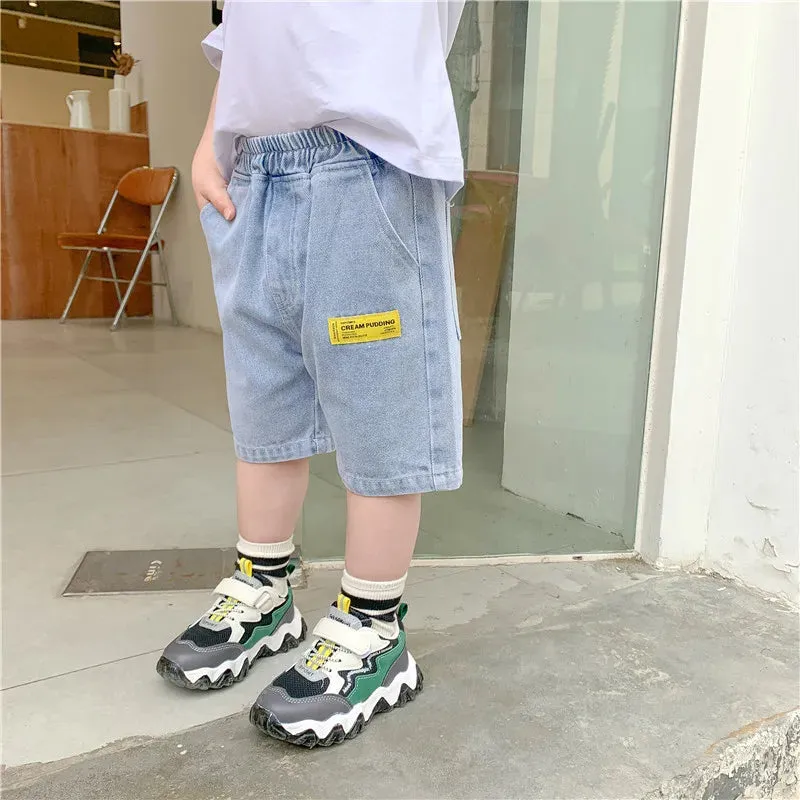 Kids Boys Beach Shorts Jeans Children Clothes Pants Denim Clothing Bermuda Infant Toddler Baby Boy Casual Trousers