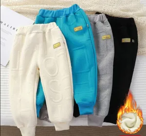 Kids Boys Girls One Piece Fleece Sports Trousers/Pants