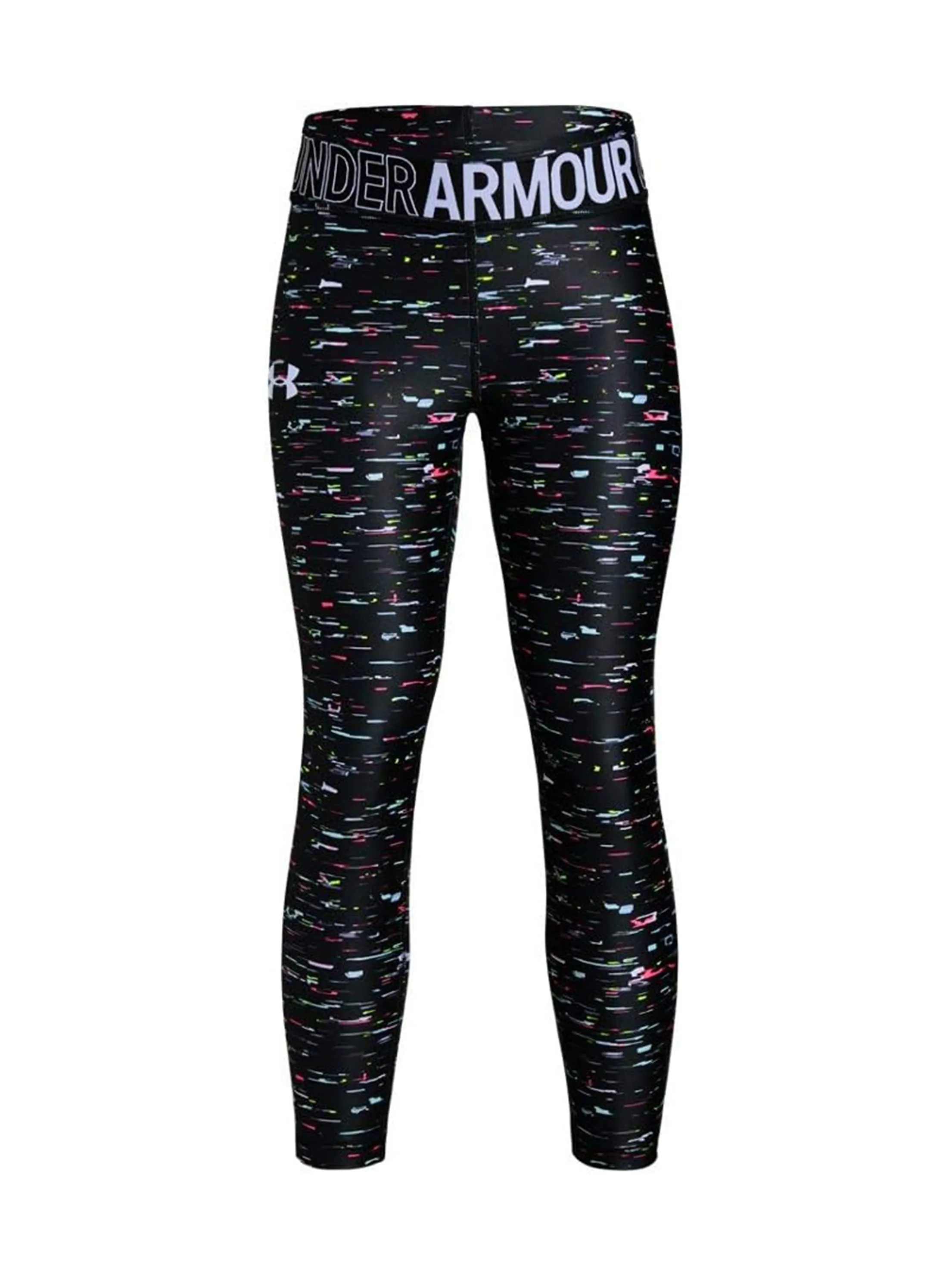 Kids Girl's Brand Logo Printed Leggings,Black