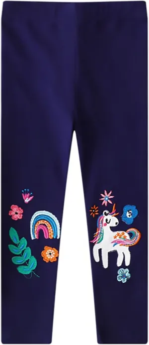 KISSOURBABY Girls Toddlers' Leggings Fashion Stretch Pants Comfortable Bottoms
