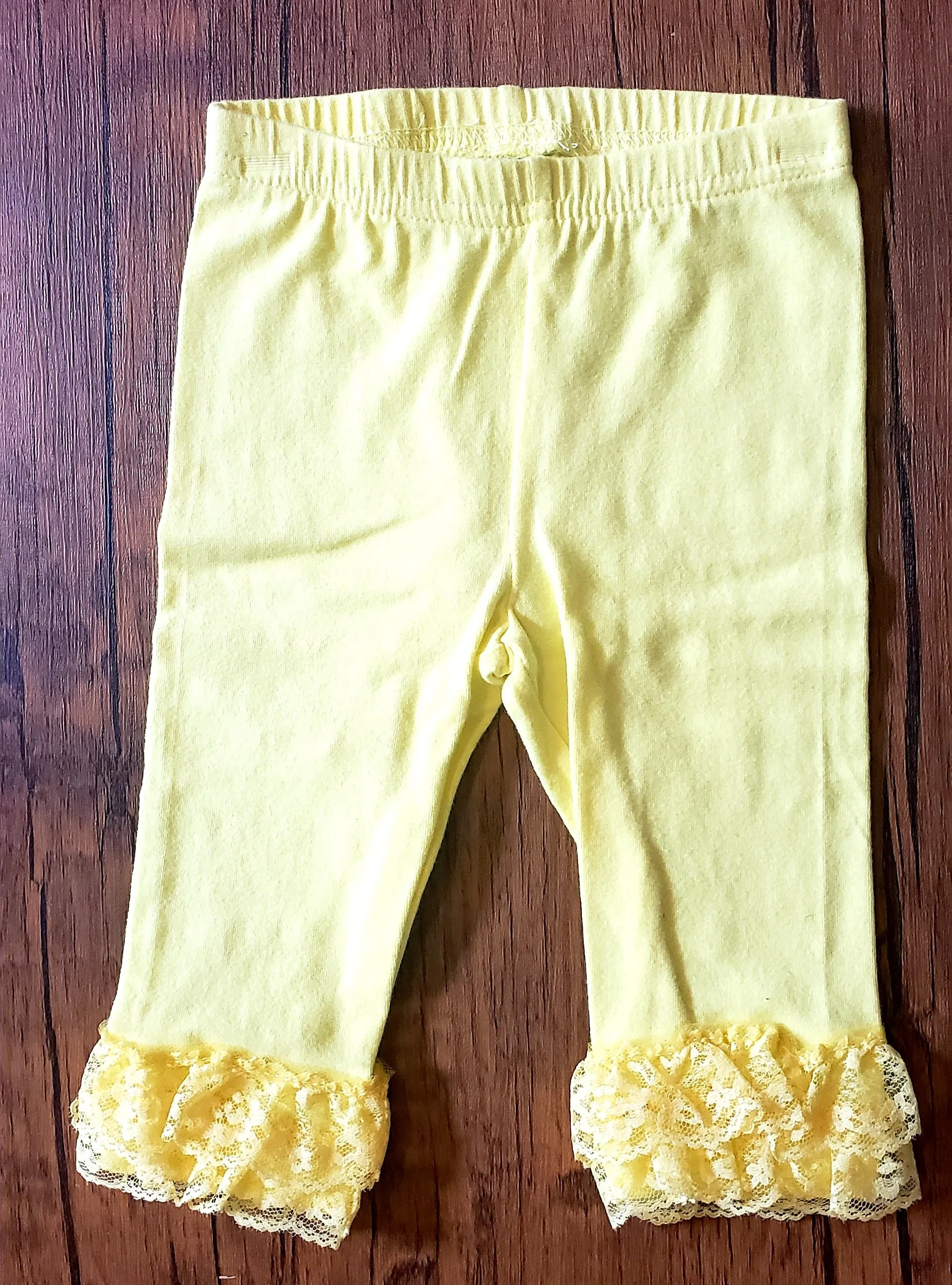 Lace Ruffled Pants