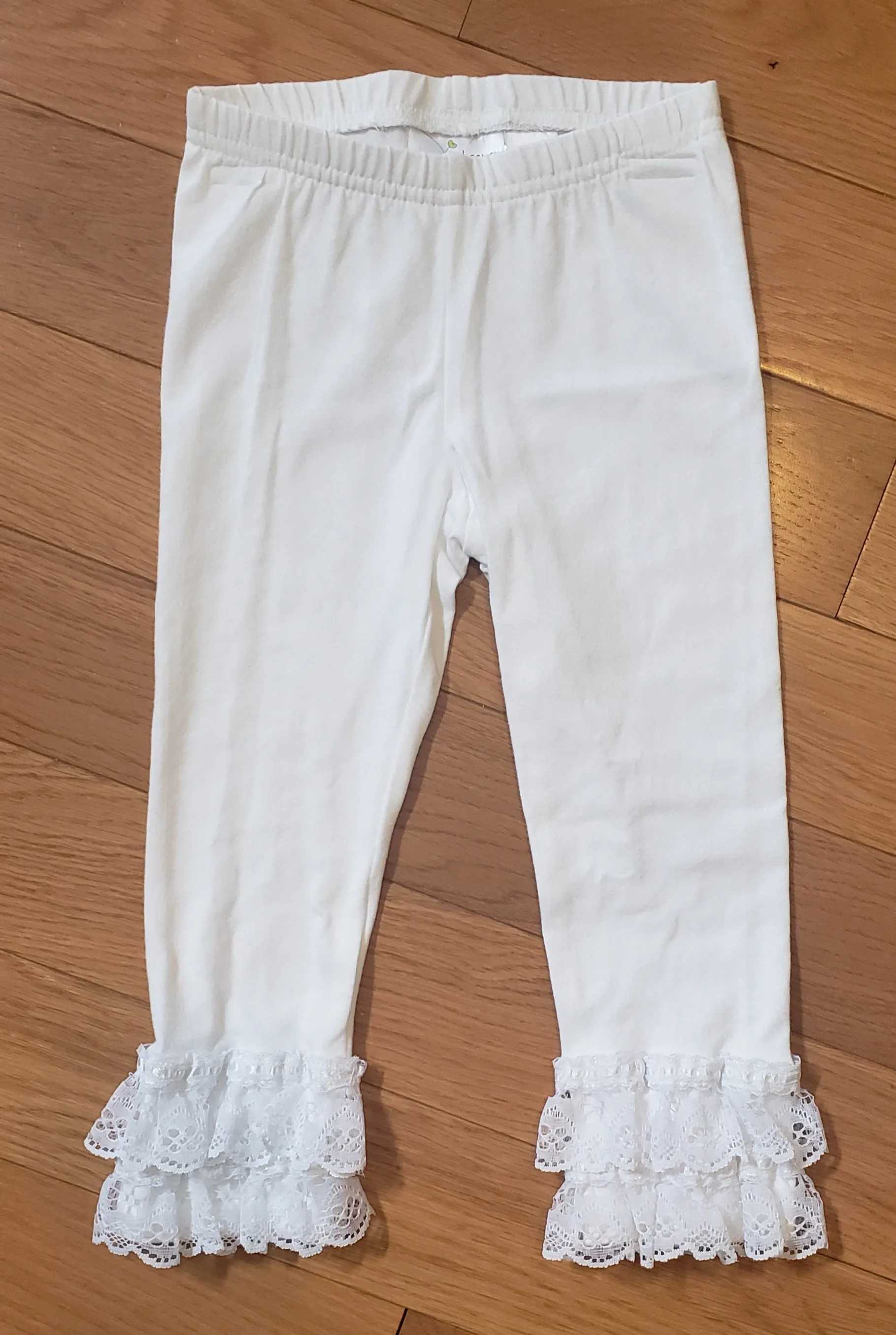 Lace Ruffled Pants