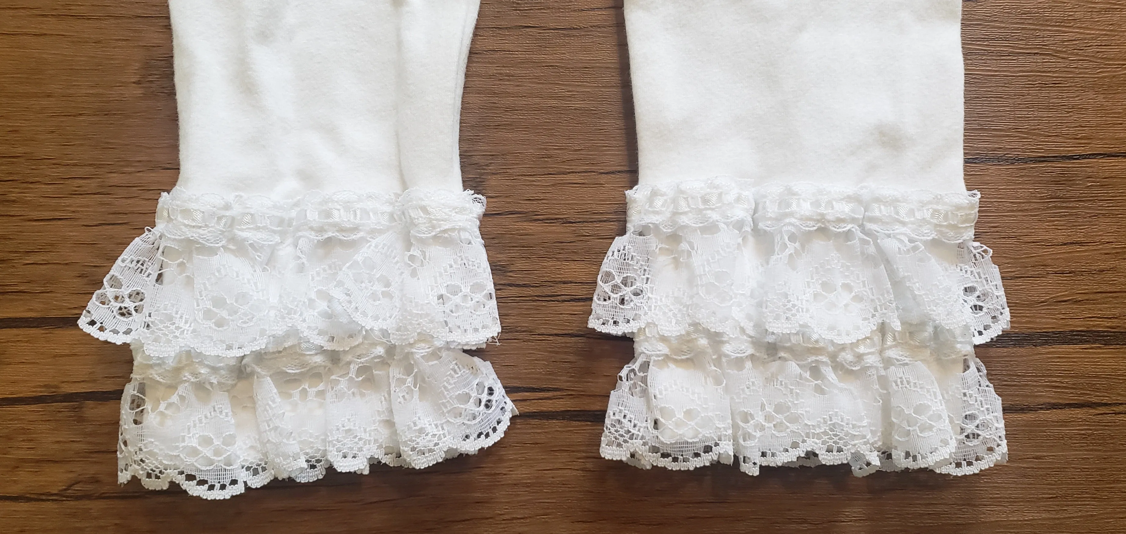 Lace Ruffled Pants