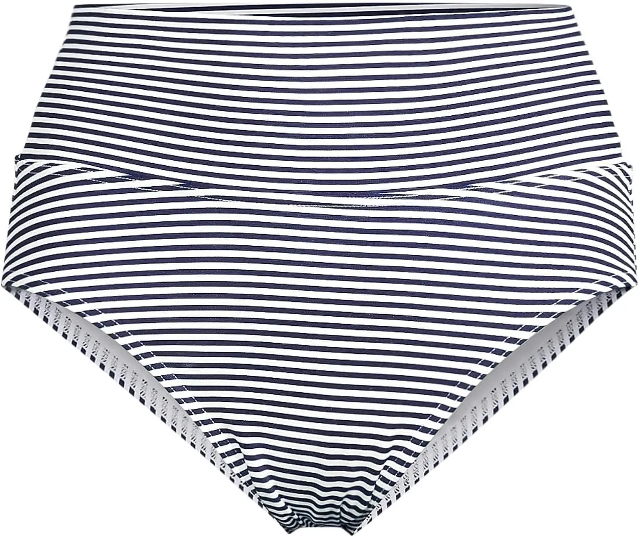 Lands' End Women's Chlorine Resistant Pinchless High Waisted Bikini Bottoms