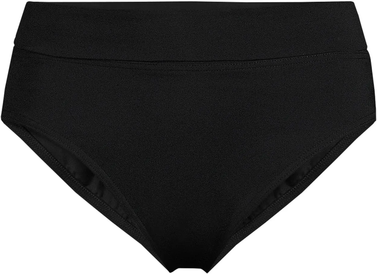 Lands' End Women's Chlorine Resistant Pinchless High Waisted Bikini Bottoms