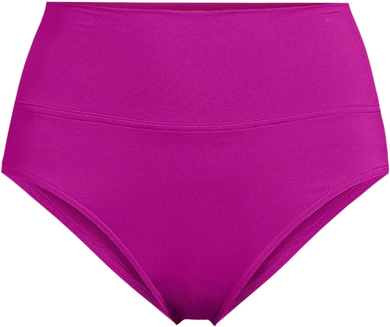 Lands' End Women's Chlorine Resistant Pinchless High Waisted Bikini Bottoms