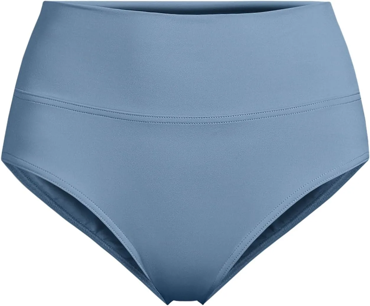 Lands' End Women's Chlorine Resistant Pinchless High Waisted Bikini Bottoms