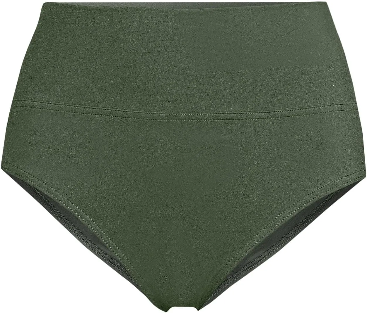 Lands' End Women's Chlorine Resistant Pinchless High Waisted Bikini Bottoms