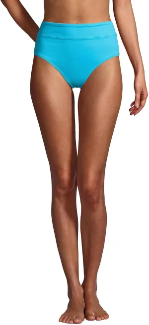 Lands' End Women's High Waisted Bikini Bottoms