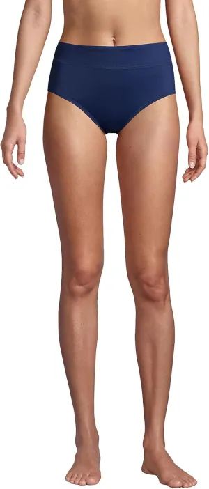 Lands' End Women's High Waisted Bikini Bottoms