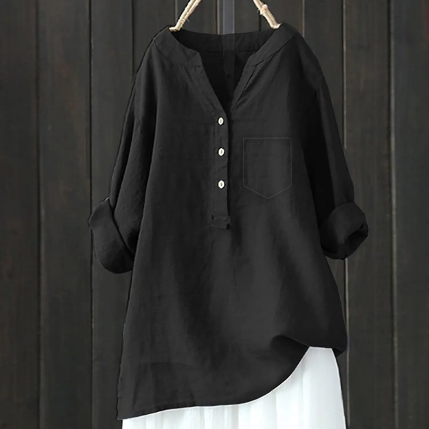 LCMTWX Womens Button Down Shirt Womens Linen Button Down Shirts Cotton Long Sleeved Blouse Blouses Dress