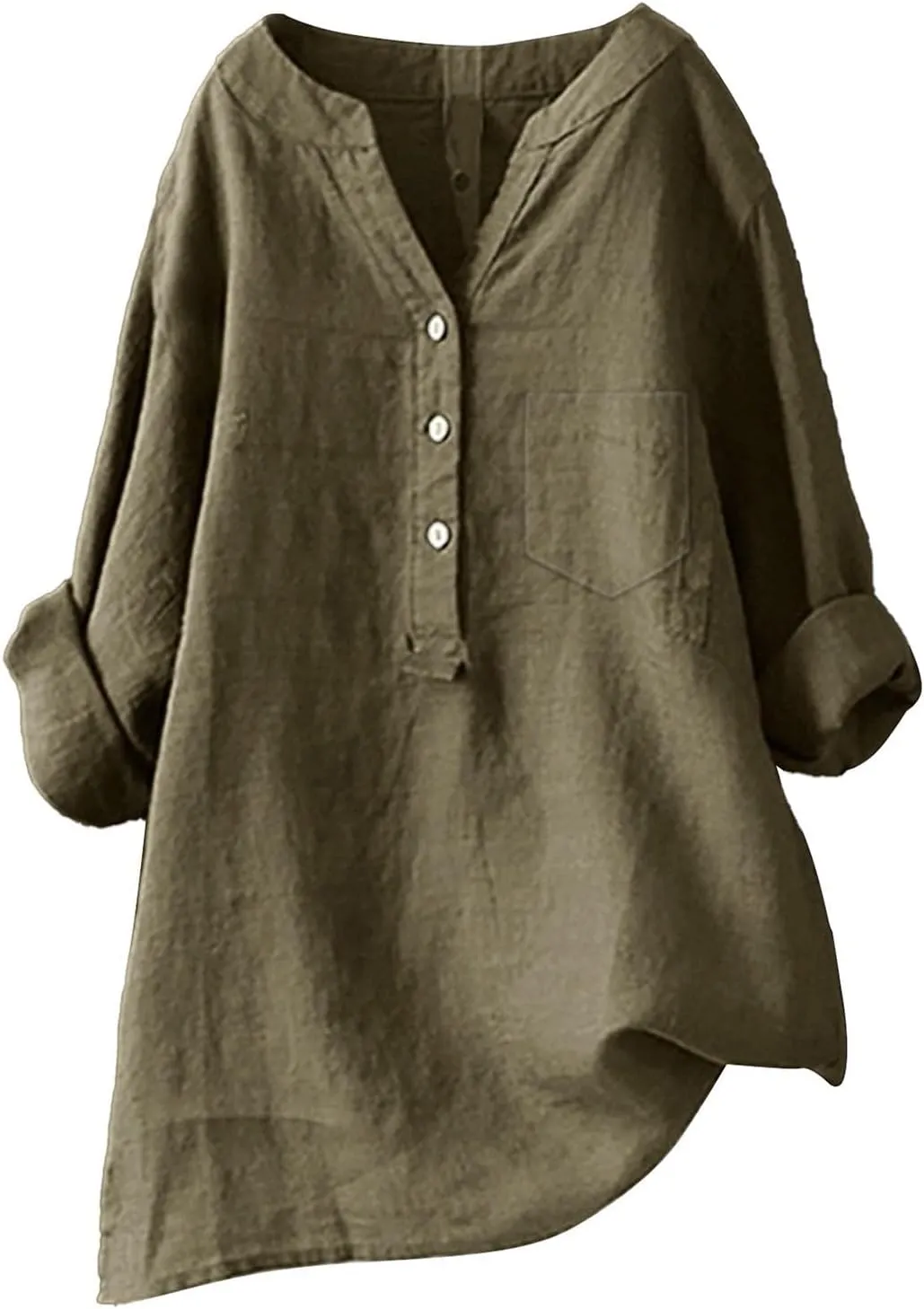 LCMTWX Womens Button Down Shirt Womens Linen Button Down Shirts Cotton Long Sleeved Blouse Blouses Dress