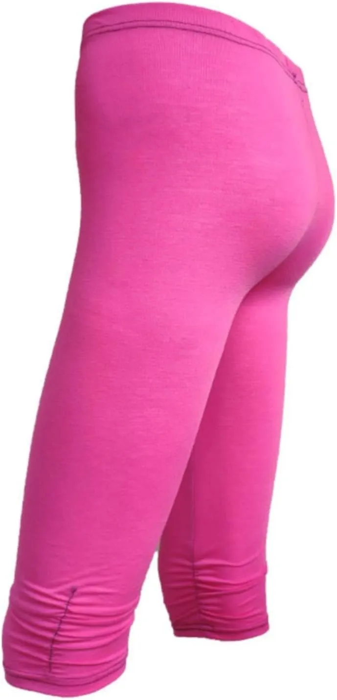 LCMTWX Womens Capri Leggings Stretch Pleated Bottoms Tight Stretch Seven Minute Pants Women's Bottoms Lightweight Cozy Gym