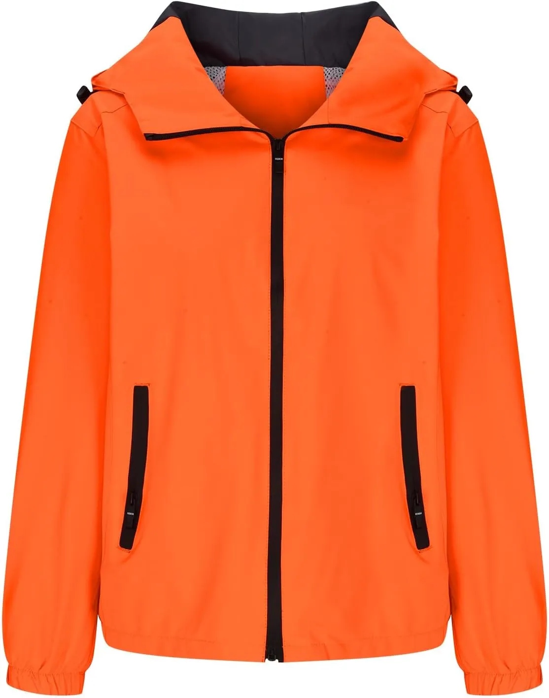 Lightweight Waterproof Jacket Women Hoodies Winter Fall Lightweight Long Sleeve Oversied Full Zip Coat Ourtwear