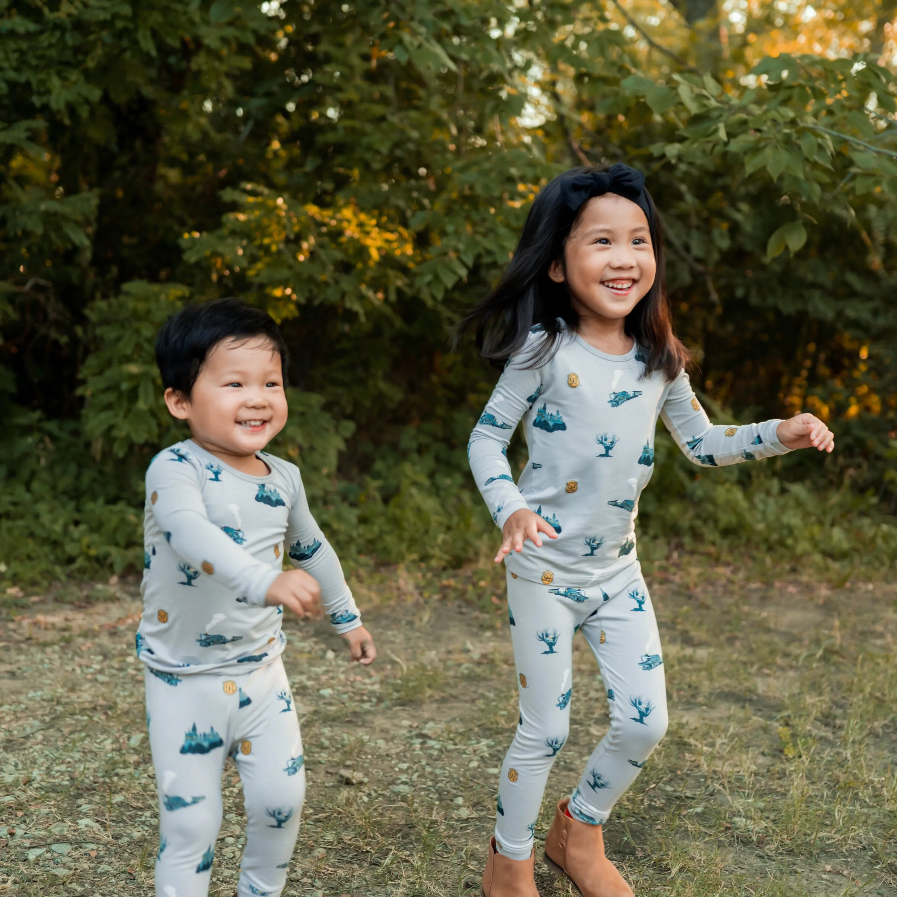 Long Sleeve Pajamas in Journey