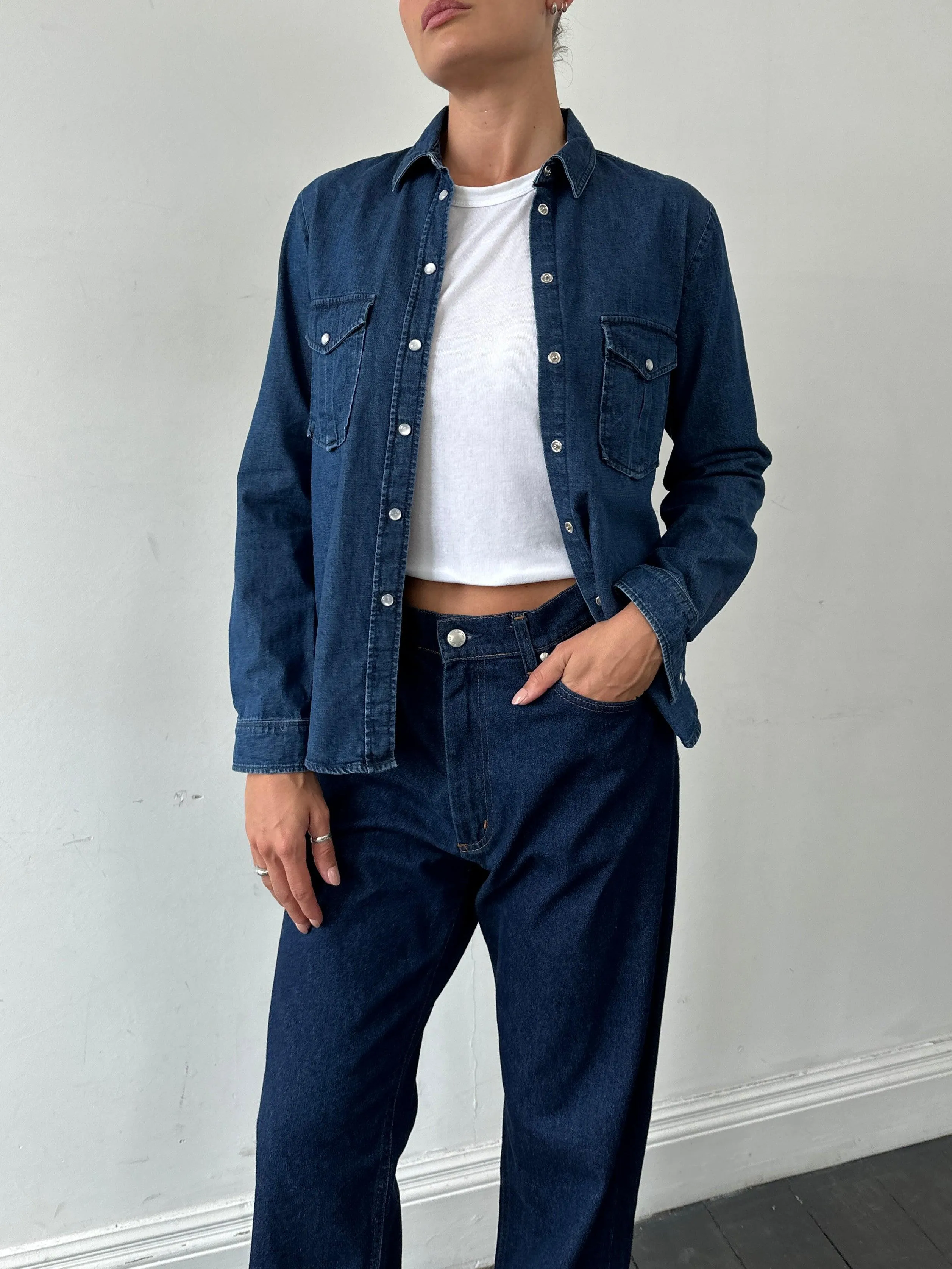 MAX & Co Pure Cotton Denim Shirt - S/M