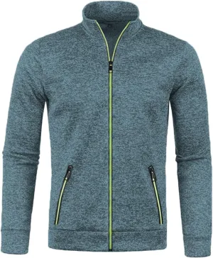 Men Jacket Hoodies Casual Full Zip Cardigan Long Sleeve Shirts Jacket Sweater with Pockets Streetwear Hoodies
