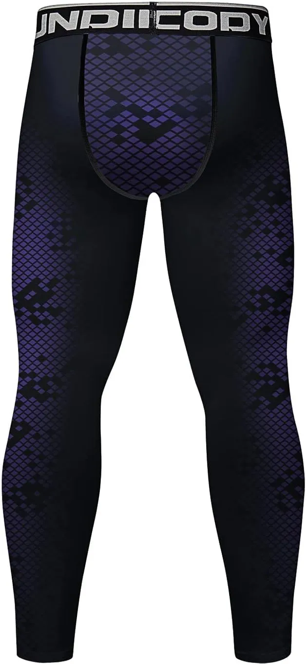 Men's Compression Elastic Tight Leggings Base Layer Leggings Running Workout Active Tights Bottoms