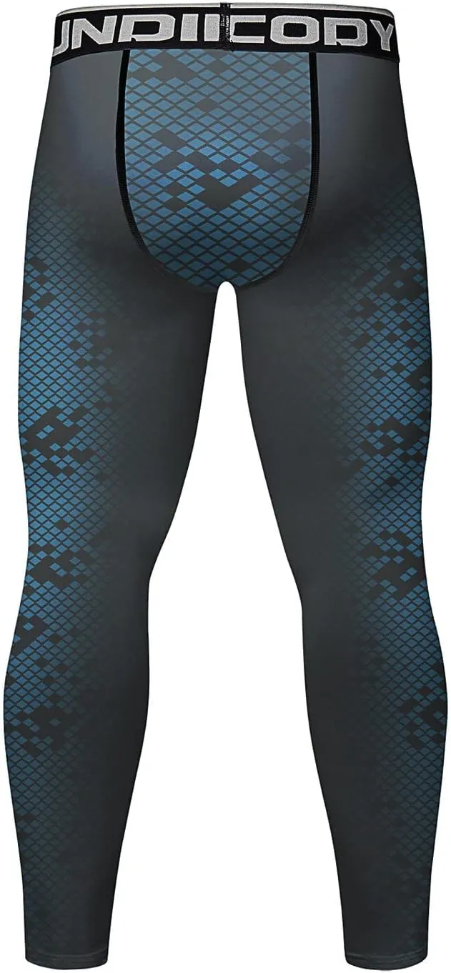 Men's Compression Elastic Tight Leggings Base Layer Leggings Running Workout Active Tights Bottoms
