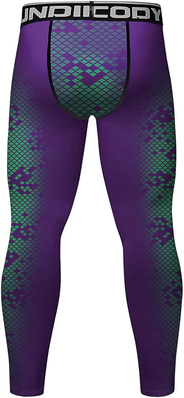 Men's Compression Elastic Tight Leggings Base Layer Leggings Running Workout Active Tights Bottoms