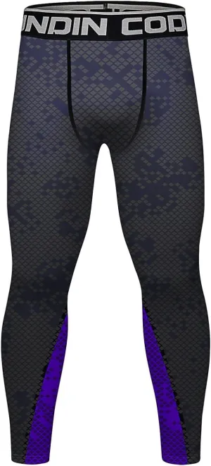 Men's Compression Elastic Tight Leggings Base Layer Leggings Running Workout Active Tights Bottoms