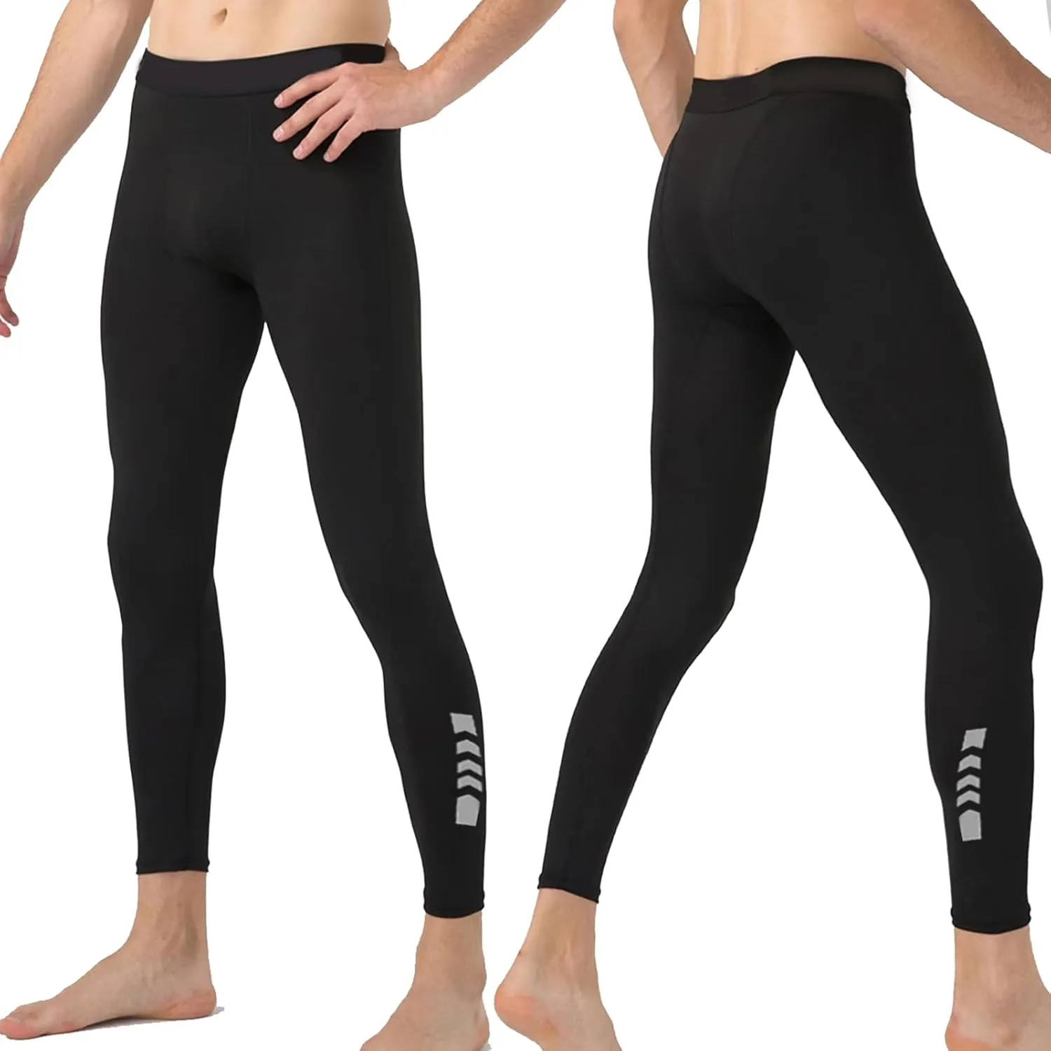 Men's Compression Pants - Men's Leggings Base Layer Bottoms,Athletic Leggings for Running, Sports, Yoga & Gym