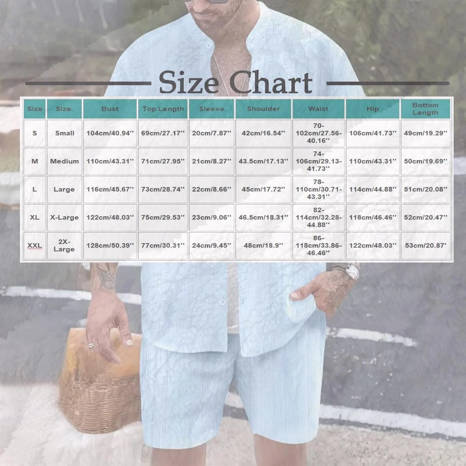 Mens Cotton Linen 2 Pieces Short Sets Short Sleeve Casual Button Down Shirt Sets Summer Beach Outfits Sets