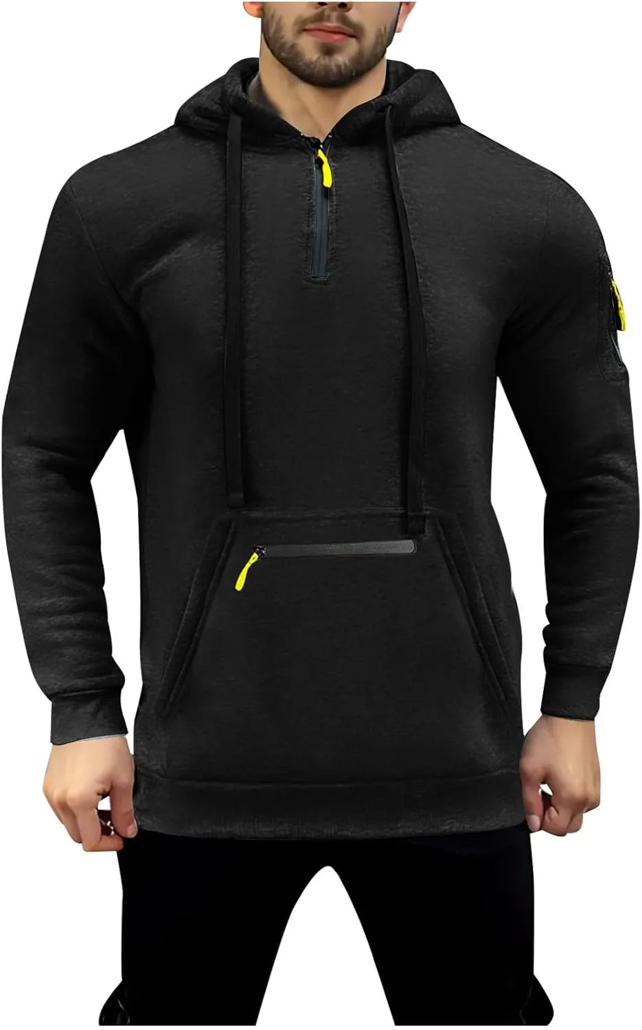 Men's Fashion Zip Up Hoodie with Pockets