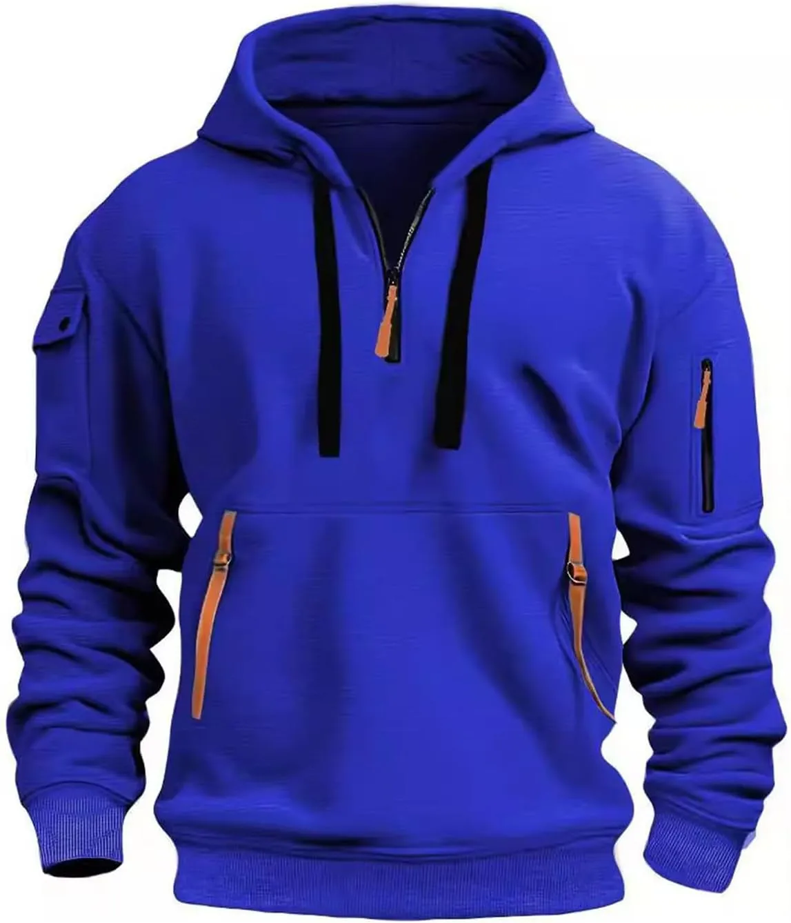 Men's Fashion Zip Up Hoodie with Pockets
