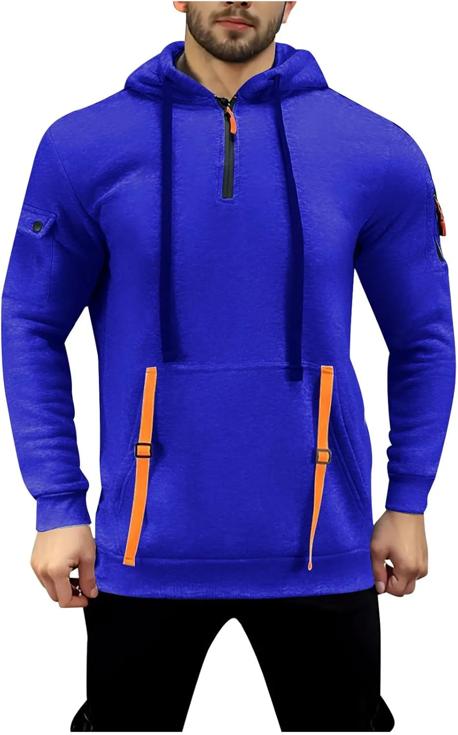 Men's Fashion Zip Up Hoodie with Pockets