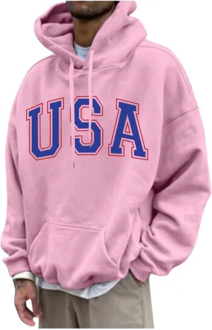 Men's Graphic Hoodies Letter Print Techwear Y2k Hoodie Long Sleeve Streetwear Unisex Casual Hoodies, M-3XL