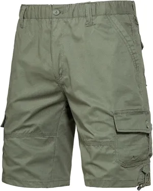 Mens Hiking Tactical Shorts Outdoor Resistant Utility Athletic Shorts Chino Carpenter Track Military Cargo Pants