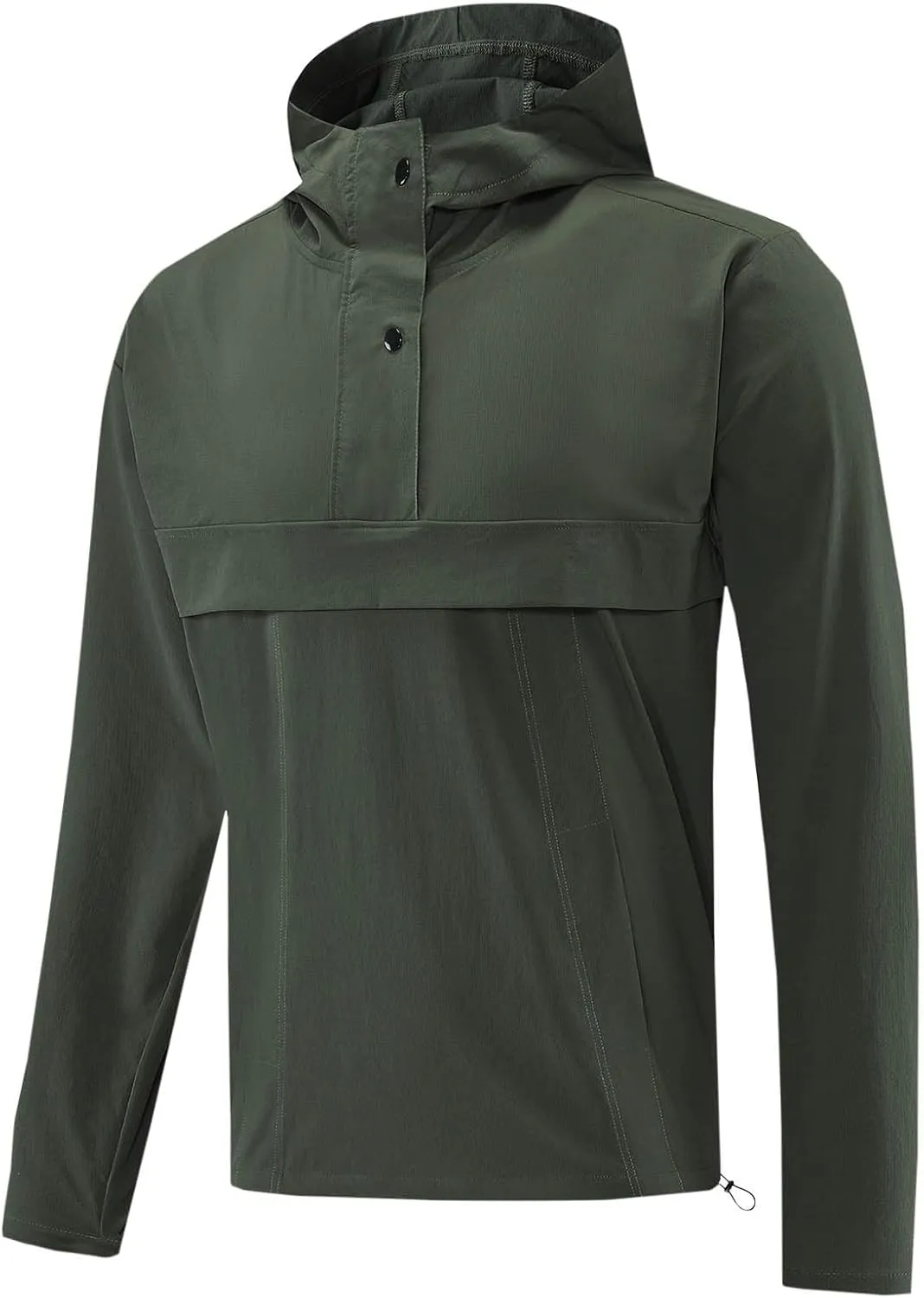 Men's Packable Rain Jackets Waterproof with Hood Lightweight Fashion Raincoat Windbreaker Outdoor Hiking Travel Coat