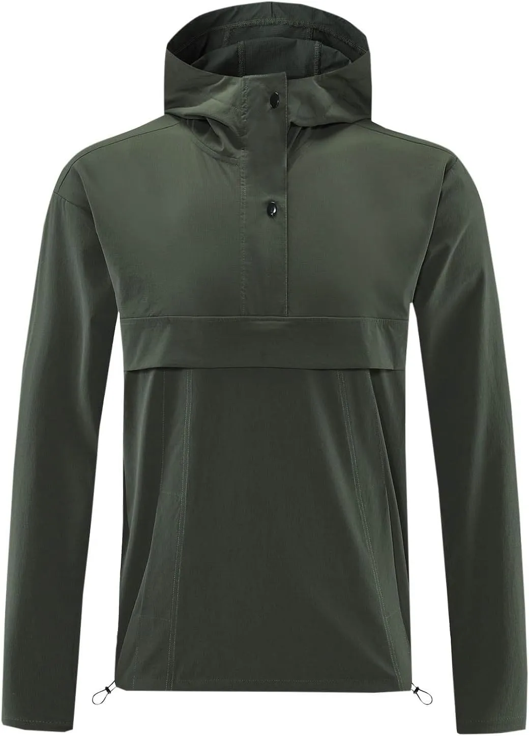 Men's Packable Rain Jackets Waterproof with Hood Lightweight Fashion Raincoat Windbreaker Outdoor Hiking Travel Coat